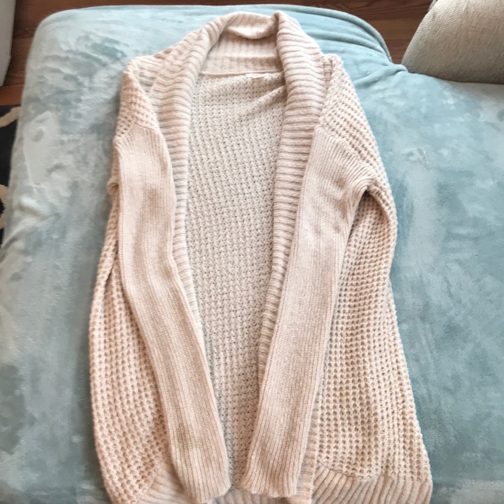 Women’s cream long cardigan